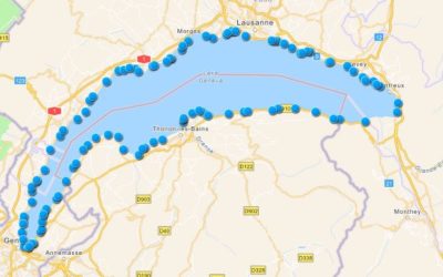 Appli Carto Léman : ports et plages du lac